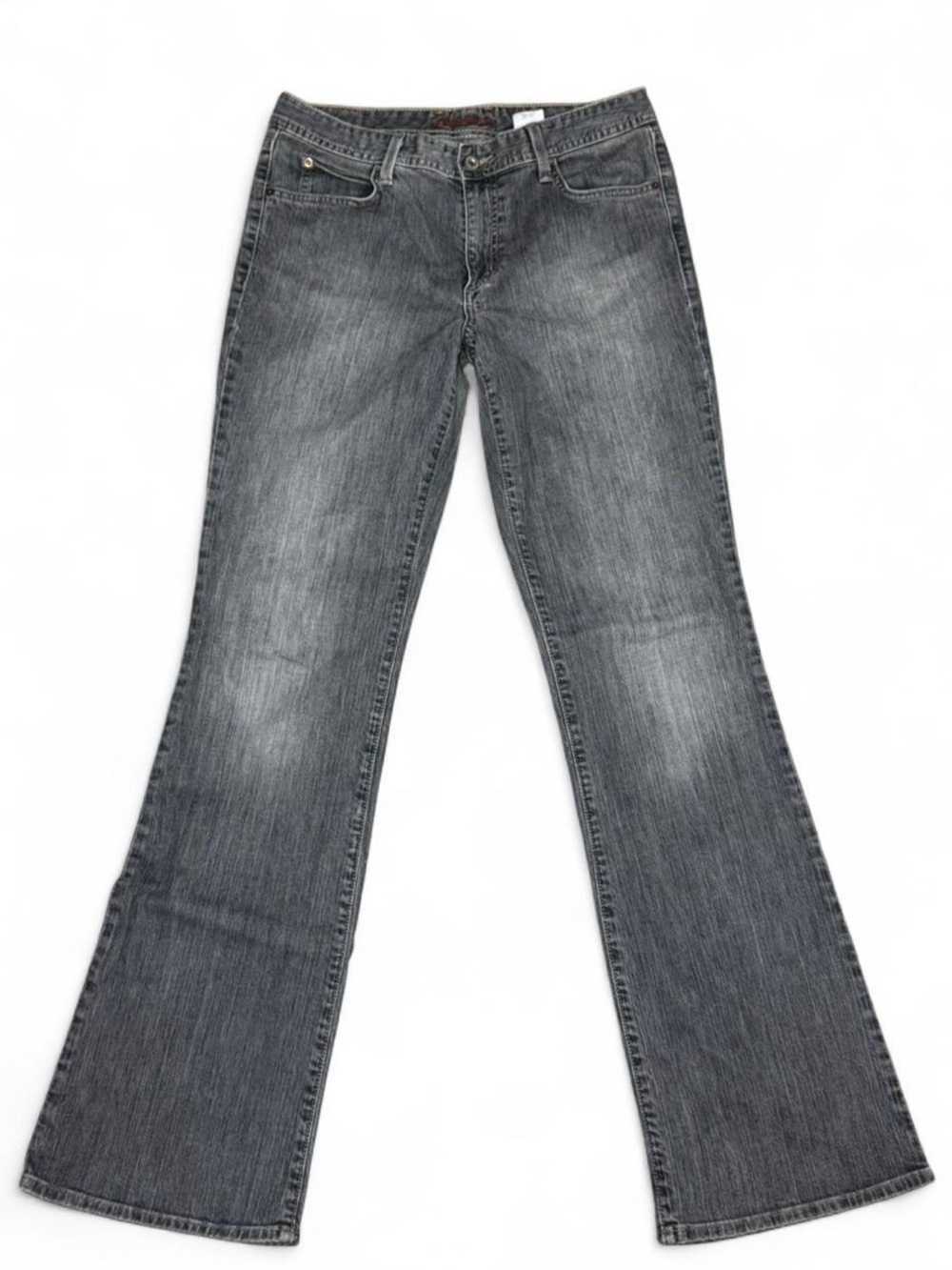 Women's Gray Bootcut Jeans - Classic Fit